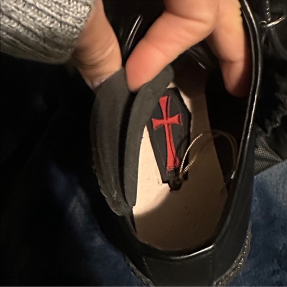 Demonia vintage Black Men's Loafers creeper preowned - Picture 12 of 13